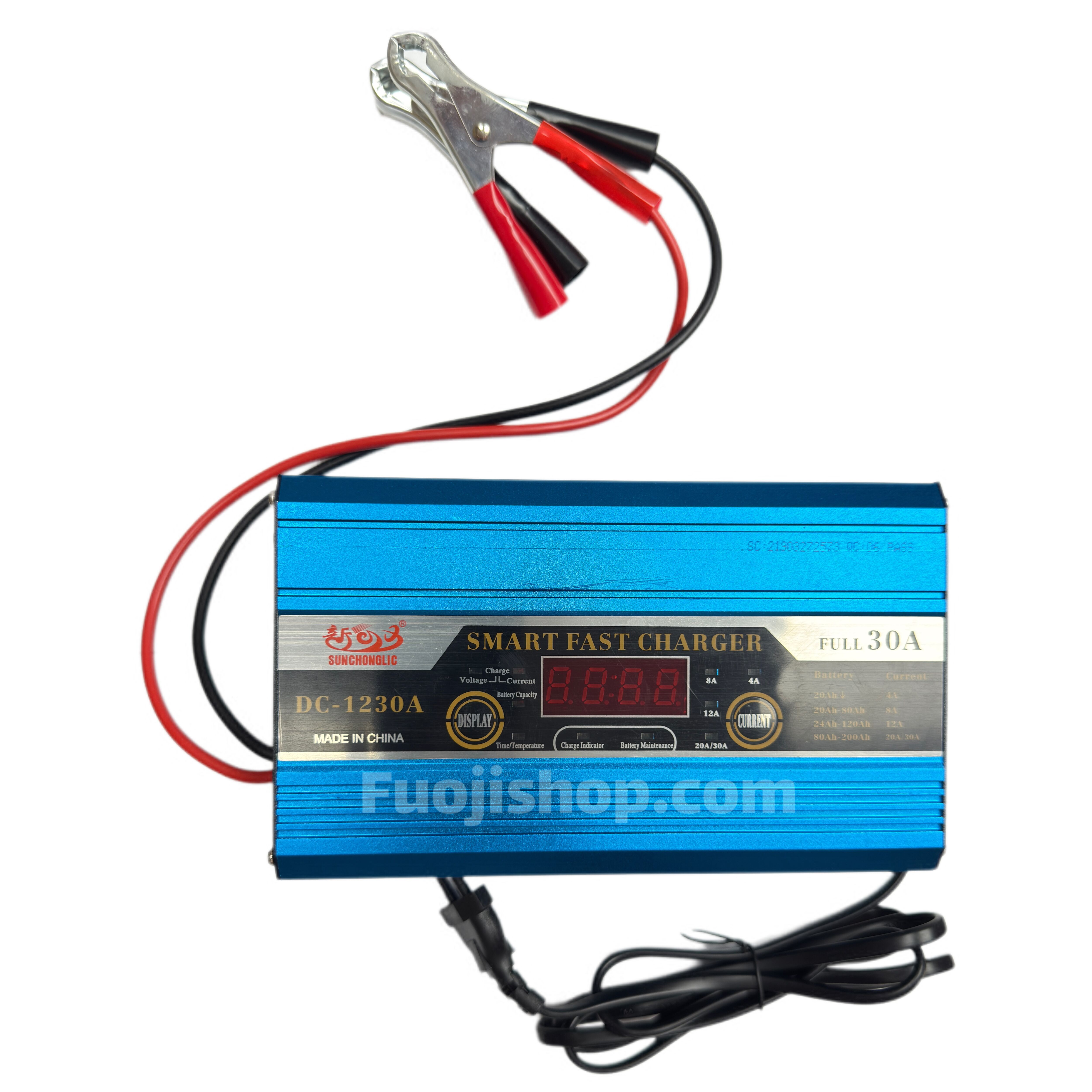 شارژر باتری 12v 30a smart fast charger